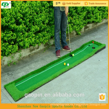 Novedad golf barato poniendo alfombra / golf putting green carpet / alfombra de golf de interior